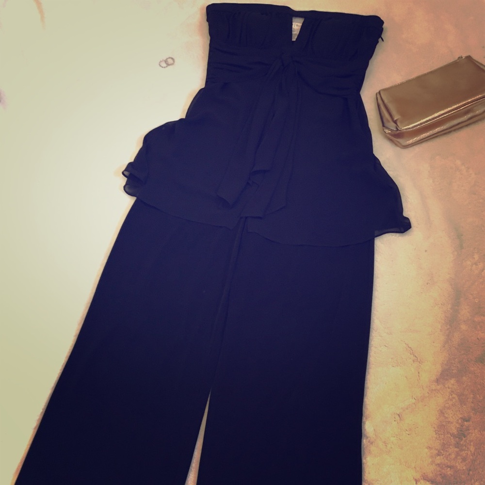 White House black market black jumpsuit
